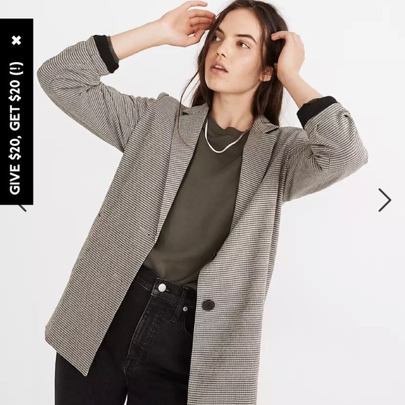 Dorset Blazer in Houndstooth - Picture 1 of 7